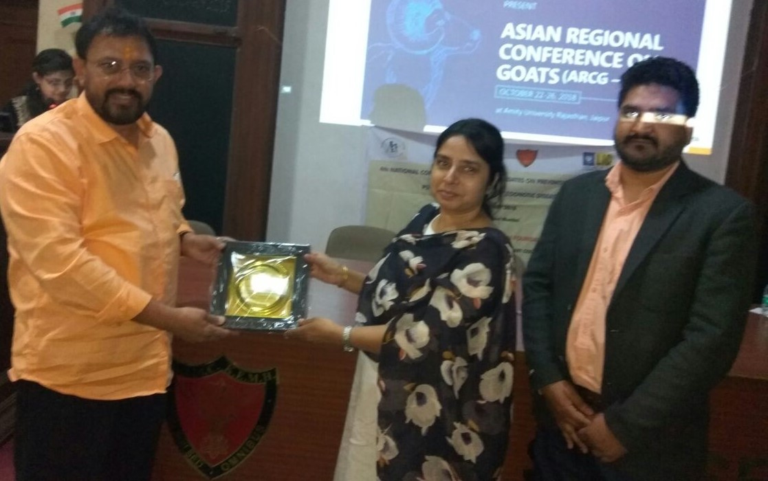 Appreciation Dr. Rajashree Gandge  From MIEF, Delhi
